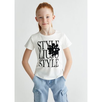 T-shirt en coton avec imprimé LIU JO