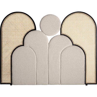 Tête de lit en bois de pin, Prati Bouclé RECOLLECTION