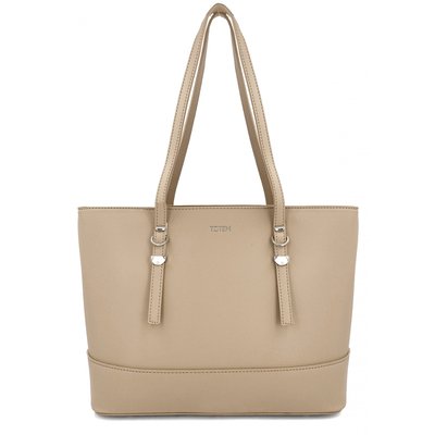 Sac à main cabas anses longues BLEU CERISE