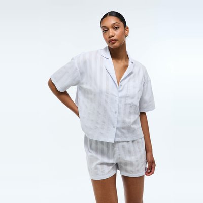 Pyjama tissé en coton BIO GOTS MONOPRIX