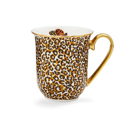 Creatures of Curiosity Leopard Print Mug SPODE