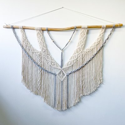 Decoração de parede em macramé FLOW, Macramar MACRAMAR