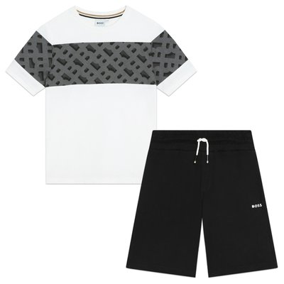 Ensemble T-shirt + bermuda BOSS KIDSWEAR