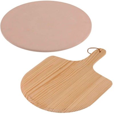 Set pizza pierre + pelle à pizza WADIGA