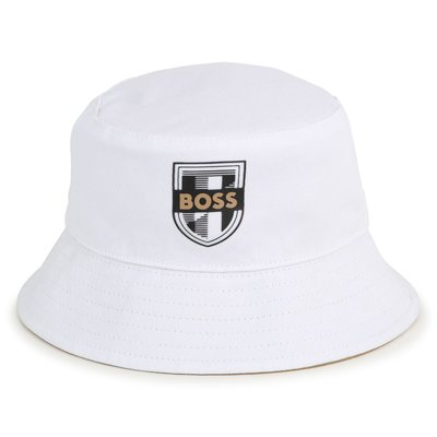 Bob réversible en coton BOSS KIDSWEAR