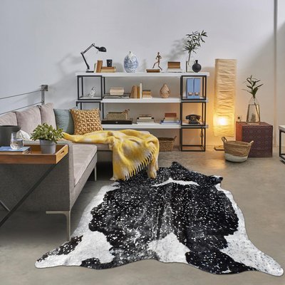 Tapis en peau de vache kilm fait à la main UN AMOUR DE TAPIS