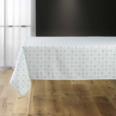 Nappe rectangle en polyester imprimé DOUCEUR D'INTÉRIEUR