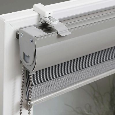 Lot de fixations à serrer sans perçage pour store jour nuit MADECOSTORE