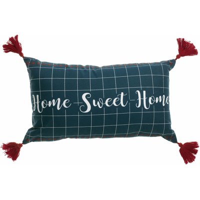Coussin déco polycoton, Sweet Home C DESIGN HOME TEXTILE