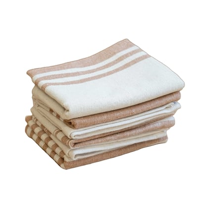 Lot de 3 torchons 100% coton lavé SUD ETOFFE