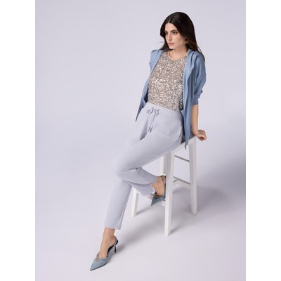 Joggings réalisés en jersey fluide en coton mélangé OLTRE