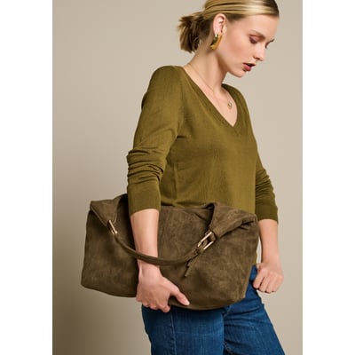 Sac porté épaule suédine LOLALIZA