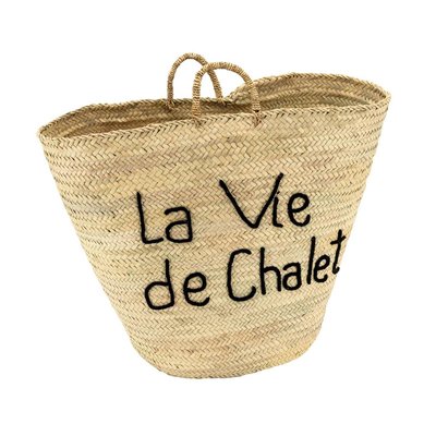 Cabas en palmier naturel La Vie de Chalet AUBRY GASPARD