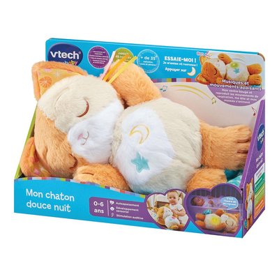 Peluche Mon chaton douce nuit VTECH