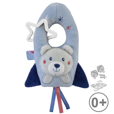 Hochet d'eveil petit ourson SUCRE D'ORGE