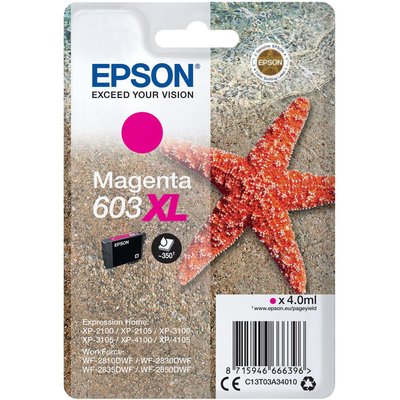 Cartouche d'encre 603XL Magenta Etoile de mer EPSON