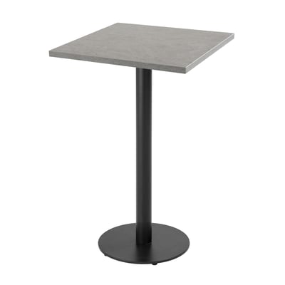 Table haute en aggloméré avec revêtement mélaminé RIVOLI OVIALA