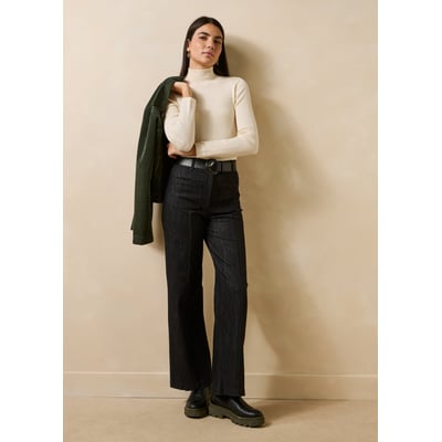 Jean large taille haute LA FEE MARABOUTEE