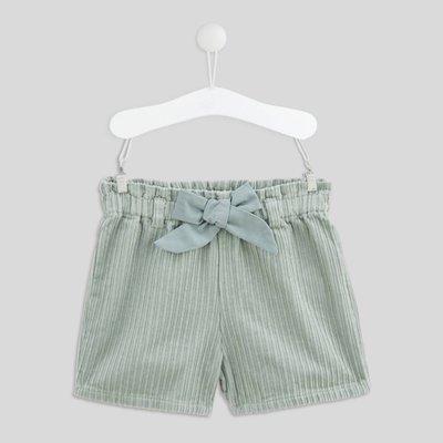 Short en velours uni, certifié OEKO-TEX BOUT'CHOU