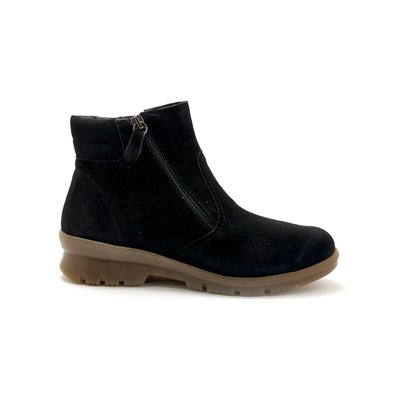 Boots 2 zips cuir extensible PEDICONFORT