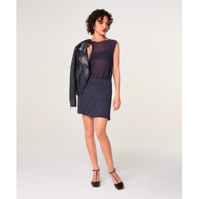 Jupe courte en maille fil textile RODIER