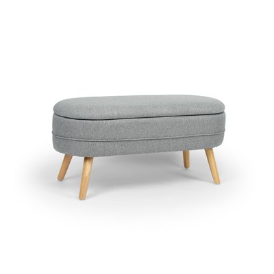 Banc coffre rangement tissu, Circle HISPANOHOGAR