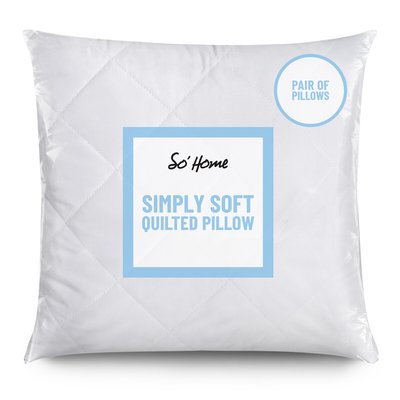 Pair of Square Pillows 65x65cm SO'HOME