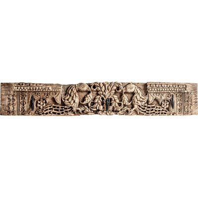 Porte-manteaux en bois de teck, S.askale RECOLLECTION
