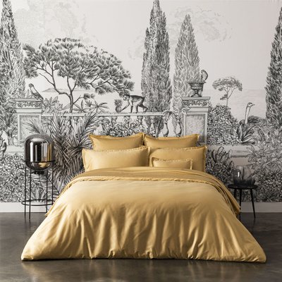 Housse de couette unie en satin de coton bio, TEOPHILE ALEXANDRE TURPAULT