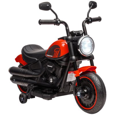 Moto électrique enfant 6 V 3 Km/h max. effet lumineux HOMCOM