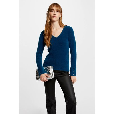 Pull col V en fine maille MORGAN