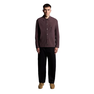 Chemise large uni à boutons-pression LYLE AND SCOTT