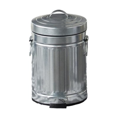 Poubelle salle de bain à pédale 3L en métal GALVA GUY LEVASSEUR
