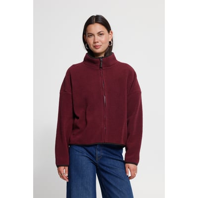 Veste sherpa zippée, manches longues ICHI