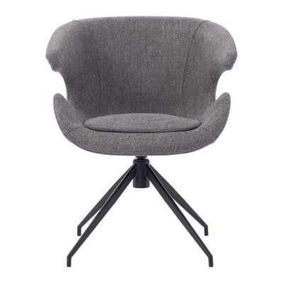 Chaise repas accoudoir tissu ZAGO