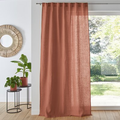 Tenda in lino lavato con passanti nascosti, Onega LA REDOUTE INTERIEURS