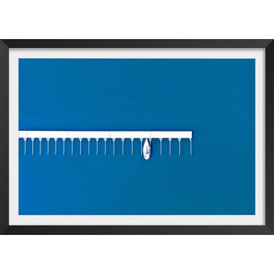 Poster deco mer embarcadère HEXOA