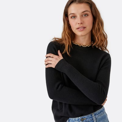 Maglione girocollo in fine maglia cachemire LA REDOUTE COLLECTIONS