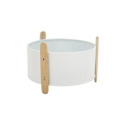 Cache-pot en métal laqué et bois 17,5 cm AUBRY GASPARD