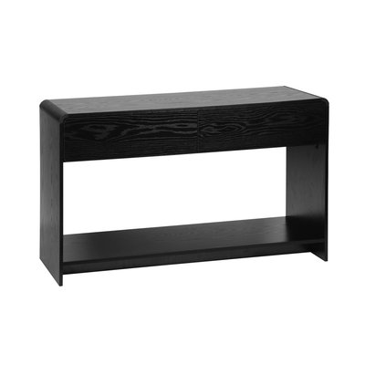 Console effet bois arrondi 2 tiroirs MILO SWEEEK