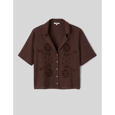 Chemise brodée ajourée BZB
