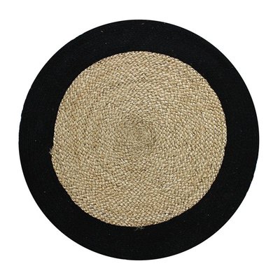 Tapis rond en jute et coton FUNNY JUTE THE DECO FACTORY