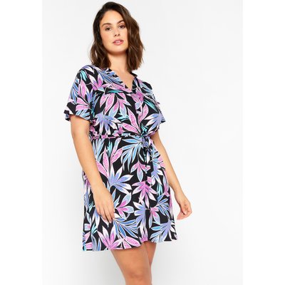 Robe à imprimé de fleurs tropicales LOLALIZA