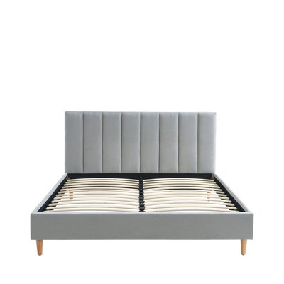 Lit matelassé en tissu 160x200cm - BILLIE DRAWER