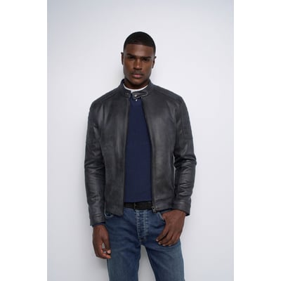 BLOUSON BIKER EFFET CUIR SALSA JEANS