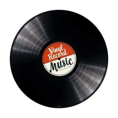 Tableau sur verre synthétique Vinyl rond CEANOTHE
