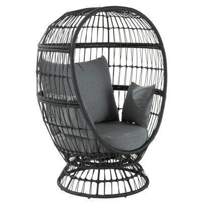 Fauteuil suspendu en acier, JUNO NATERIAL