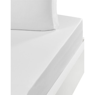 Drap housse uni satin de coton bonnet 40 cm VERSAILLES PLUS SENSEI MAISON