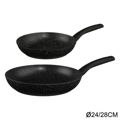 2 poêles aluminium 24/28cm CARACTÈRE 5FIVE SIMPLY SMART
