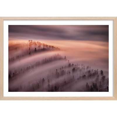 Poster ciel violet au matin HEXOA